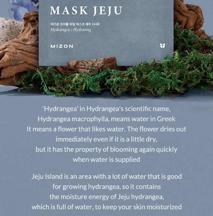 Mizon Joyful Time Mask Jeju Hydrangea