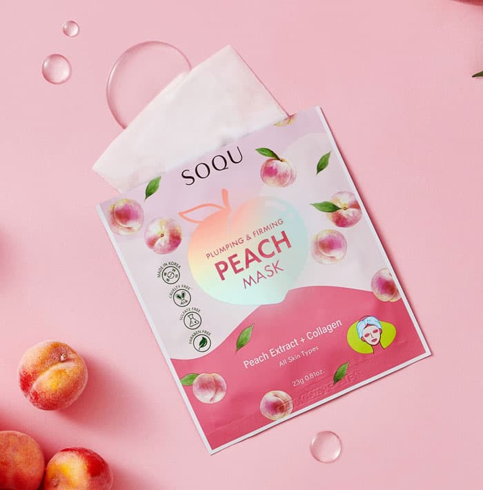 SOQU Plumping & Firming Peach Mask
