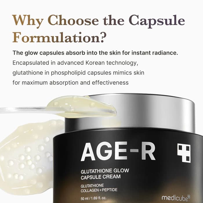 Medicube AGE-R Glutathione Glow Capsule Cream