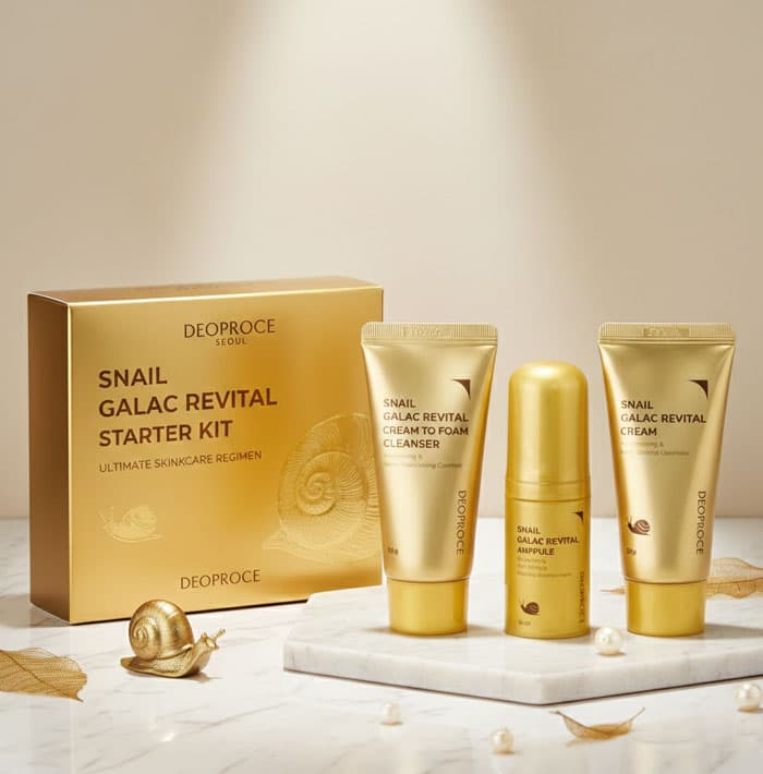 DEOPROCE SNAIL GALAC REVITAL STARTER KIT