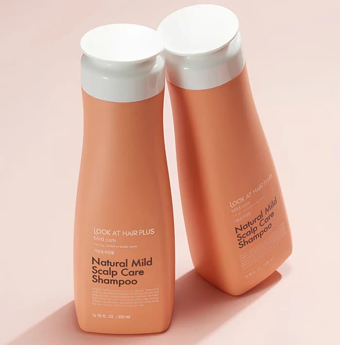LOOK AT HAIR PLUS Natural Mild Scalp Care Shampoo - 500ml