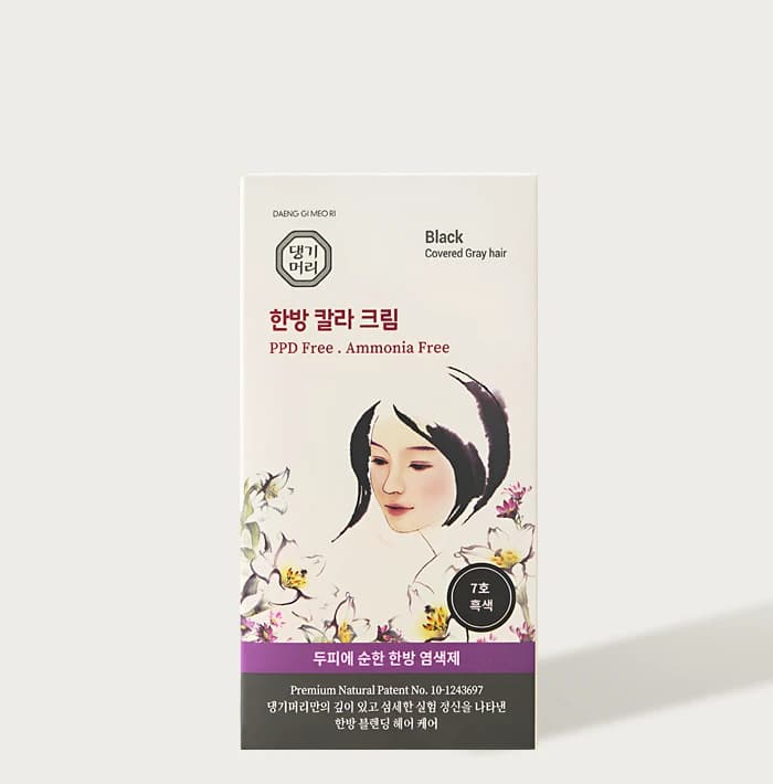 DAENG GI MEO RI Medicinal Hair Color Black - 60gr + 60gr