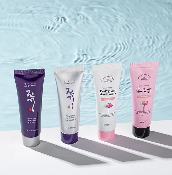 DAENG GI MEO RI Travel Kit Hair & Body - 50ml + 50ml + 50ml + 50ml