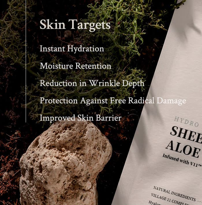 VILLAGE 11 FACTORY HYDRO BOOST SHEET MASK ALOE