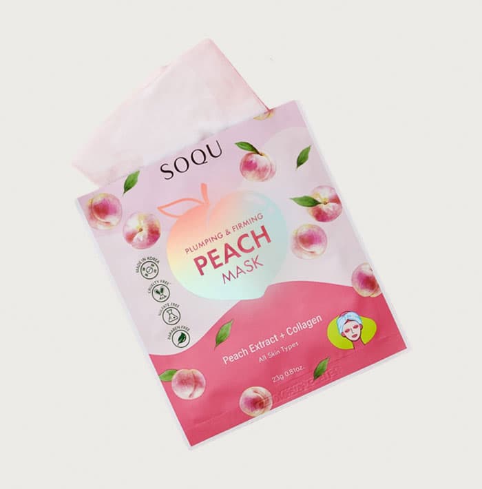 SOQU Plumping & Firming Peach Mask