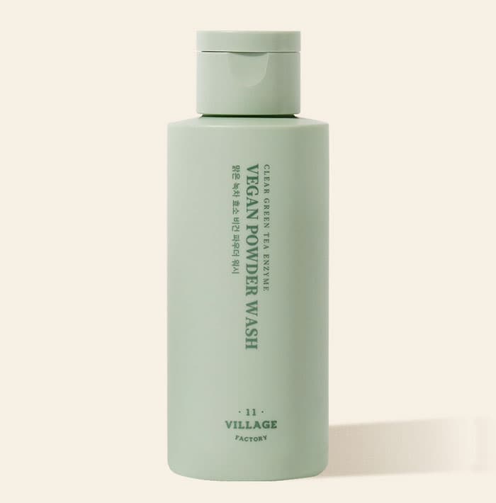 Village 11 Factory Clear Green Tea Enzyme Vegan Powder Wash