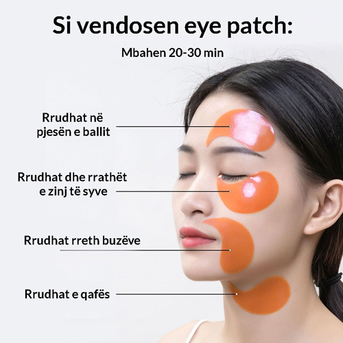 Hyaluronic Acid Eye Gel Patch Face Placements Image